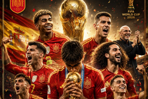 🇪🇸 Espanha é campeã da Copa do Mundo de 2026! 🏆