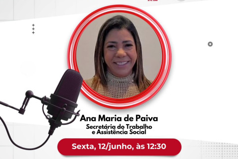 JORNAL DA 104 RECEBE SECRETÁRIA DE ASSISTÊNCIA SOCIAL NESTA SEXTA-FEIRA
