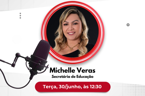 🎙️ Nesta terça-feira (30), o Jornal da 104 recebe a secretária de Educação de Nova Russas, Michelle Veras