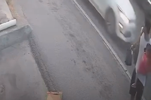 Menina entra repentinamente em rodovia e mobiliza motorista
