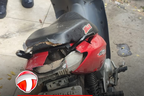 Motorista foge sem prestar socorro após colisão que deixa motociclista gravemente ferida em Nova Russas