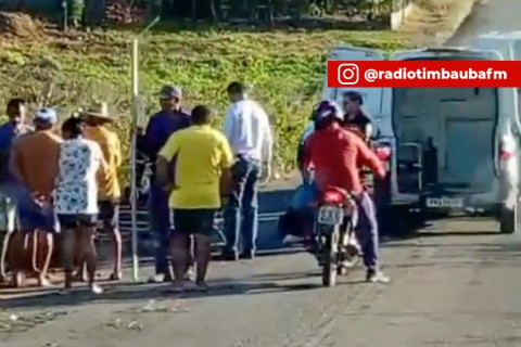 Colisão entre motocicletas deixa ferido na estrada que liga Nova Russas a Lagoa de São Pedro